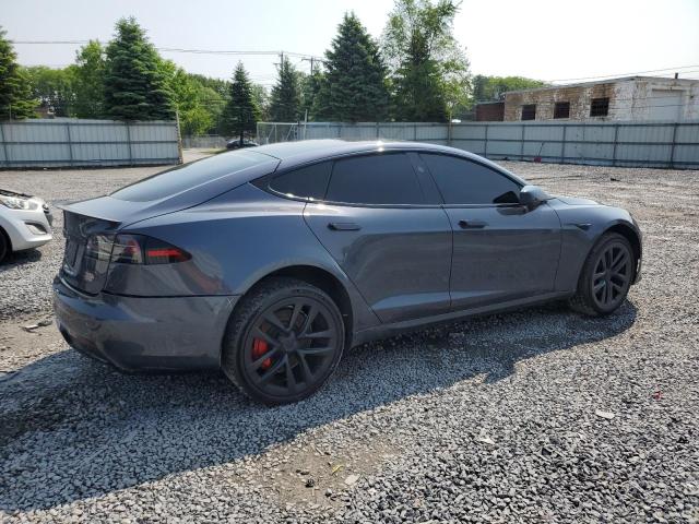 5YJSA1E61PF518977 - 2023 TESLA MODEL S 灰色 照片 3