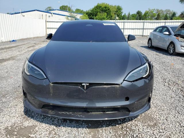 5YJSA1E61PF518977 - 2023 TESLA MODEL S 灰色 照片 5