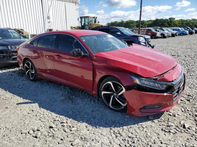 1HGCV1F34JA043551 - 2018 HONDA ACCORD SPORT RED photo 4