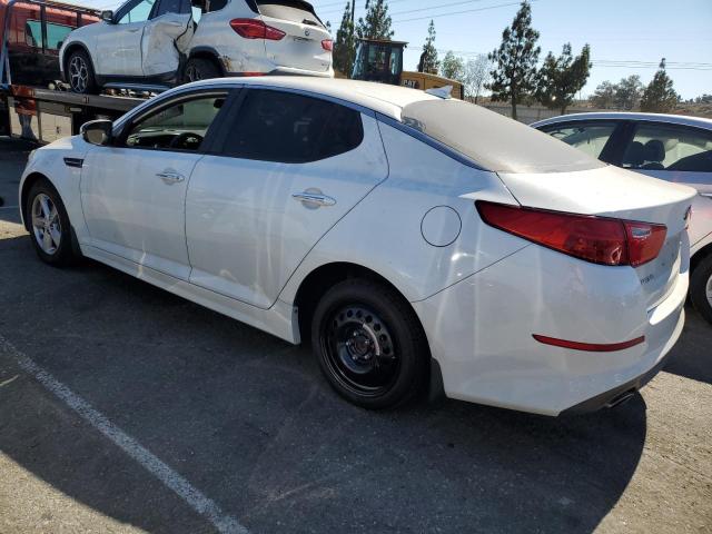 5XXGM4A79FG475918 - 2015 KIA OPTIMA LX WHITE photo 2