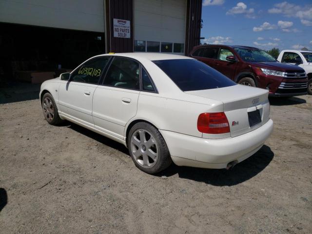 WAURD68D81A086270 - 2001 AUDI S4 2.7 QUATTRO WHITE photo 2