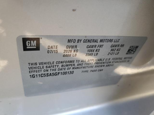 1G11C5SA5GF108130 - 2016 CHEVROLET MALIBU LIM LT 棕色 照片 10