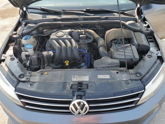 3VW2K7AJ0FM221619 - 2015 VOLKSWAGEN JETTA BASE 灰色 照片 11