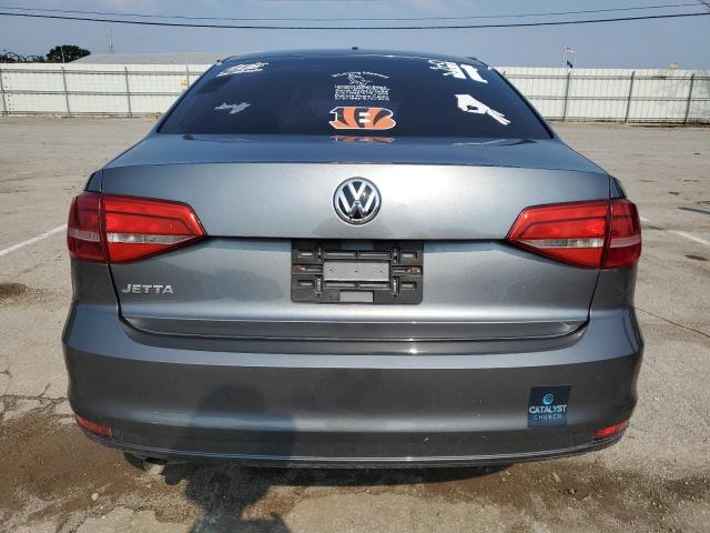 3VW2K7AJ0FM221619 - 2015 VOLKSWAGEN JETTA BASE 灰色 照片 6