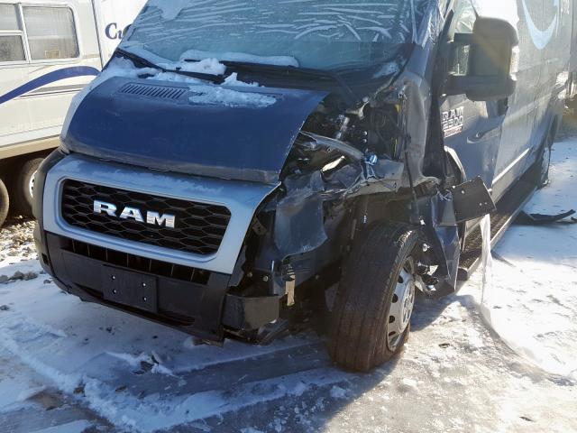 3C6TRVDG6KE517165 - 2019 RAM PROMASTER 2500 2500 HIGH  photo 9