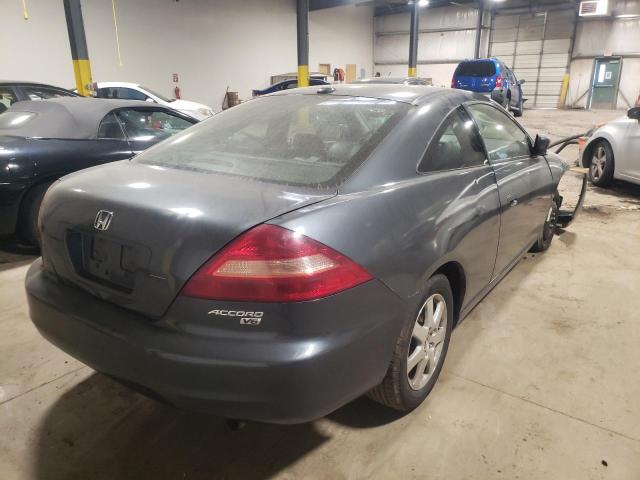 1HGCM82605A009513 - 2005 HONDA ACCORD EX BLUE photo 4