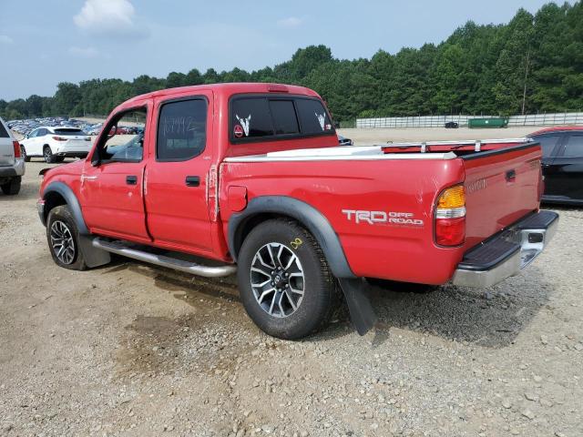 5TEGN92N73Z251096 - 2003 TOYOTA TACOMA DOUBLE CAB PRERUNNER RED photo 2