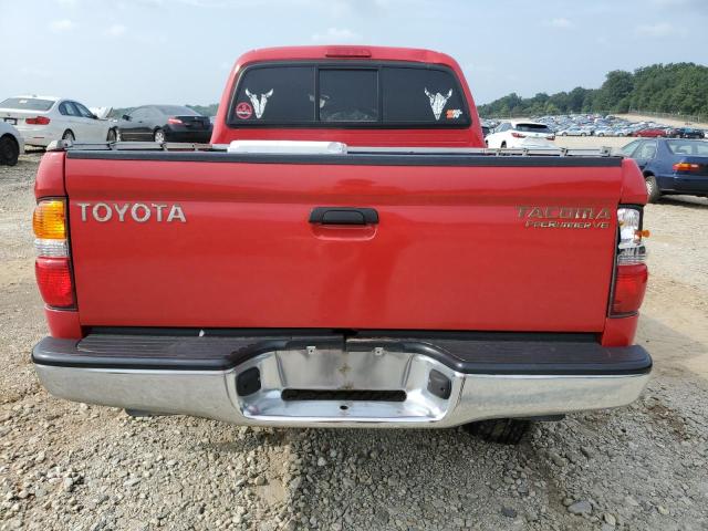 5TEGN92N73Z251096 - 2003 TOYOTA TACOMA DOUBLE CAB PRERUNNER RED photo 6
