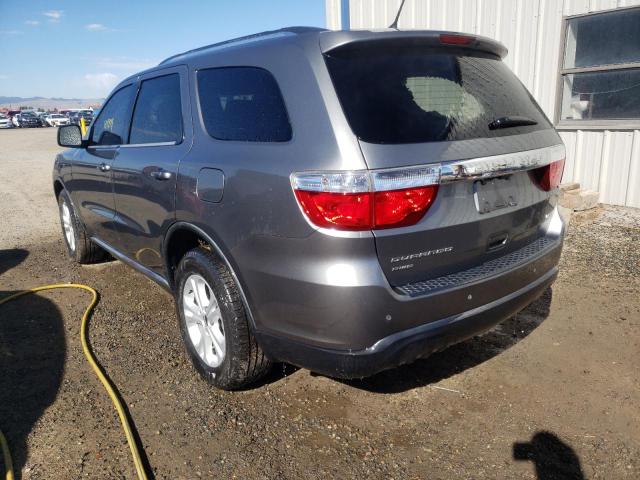 1D4RE4GG7BC733430 - 2011 DODGE DURANGO CREW GRAY photo 3