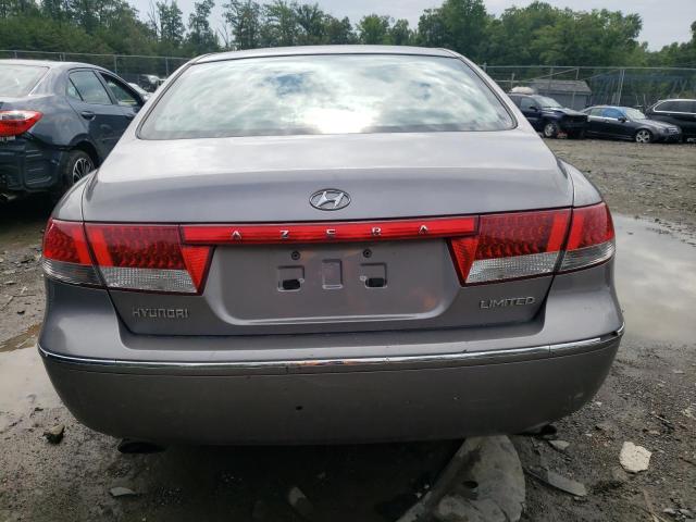 KMHFC46F47A173119 - 2007 HYUNDAI AZERA SE GRAY photo 6