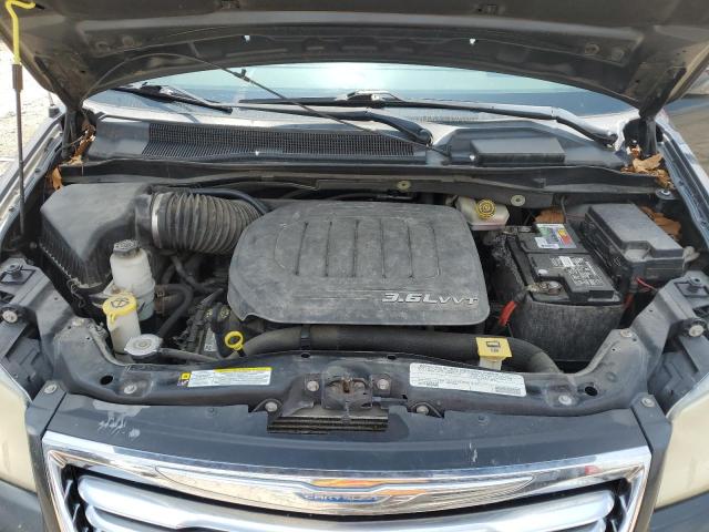 2C4RC1CG6CR267196 - 2012 CHRYSLER TOWN & COU TOURING L GRAY photo 12