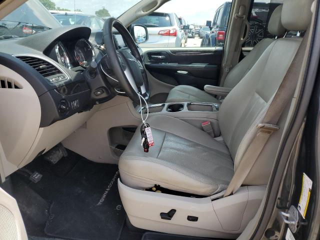 2C4RC1CG6CR267196 - 2012 CHRYSLER TOWN & COU TOURING L GRAY photo 7