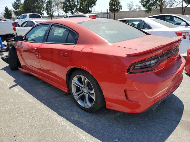 2C3CDXCT5MH593537 - 2021 DODGE CHARGER R/T RED photo 2