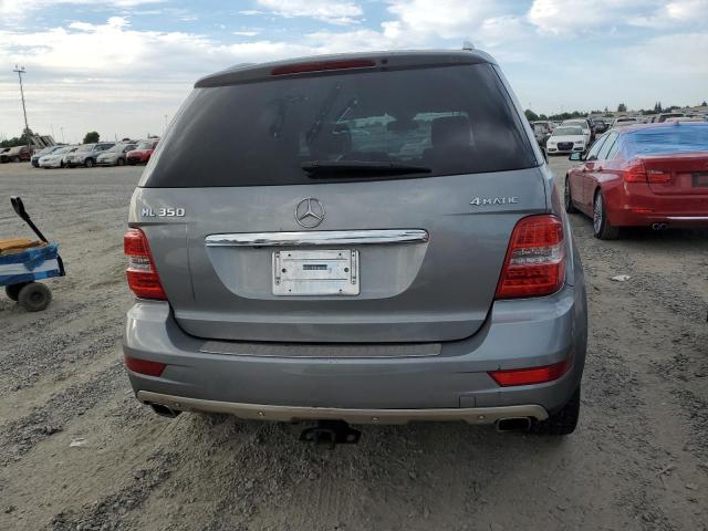 4JGBB8GB1BA697101 - 2011 MERCEDES-BENZ ML 350 4MATIC GRAY photo 6