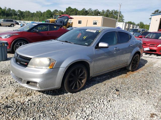 1C3CDZCB0DN664556 - 2013 DODGE AVENGER SXT SILVER photo 1