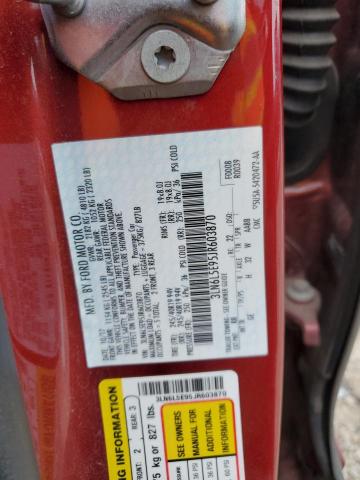 3LN6L5E95JR603870 - 2018 LINCOLN MKZ RESERVE წითელი ფოტო 12