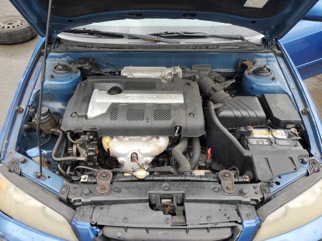 KMHDN46D26U204350 - 2006 HYUNDAI ELANTRA GLS BLUE photo 11