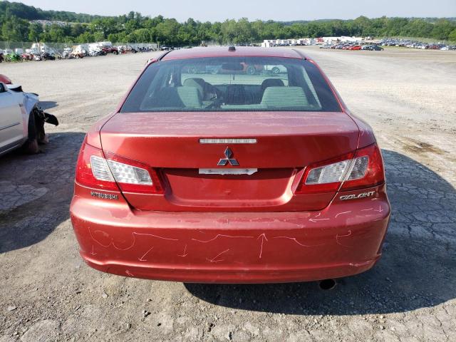 4A32B3FFXBE019223 - 2011 MITSUBISHI GALANT ES RED photo 6