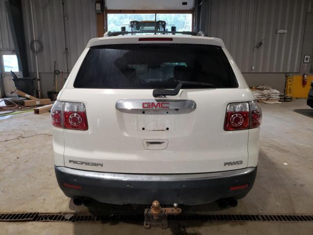 1GKKVRED4BJ166159 - 2011 GMC ACADIA SLT-1 WHITE photo 6