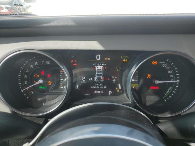 1C4JJXP60NW172103 - 2022 JEEP WRANGLER U SAHARA 4XE WHITE photo 9