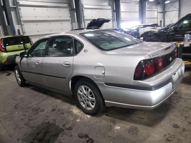 2G1WF52E459382456 - 2005 CHEVROLET IMPALA GRAY photo 2