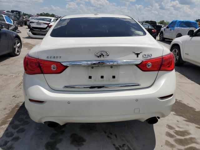 JN1CV7AP5GM203605 - 2016 INFINITI Q50 BASE WHITE photo 6