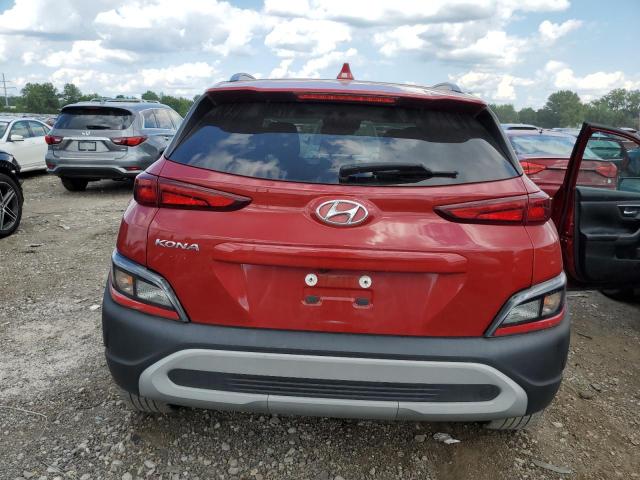 KM8K32AB0NU754295 - 2022 HYUNDAI KONA SEL RED photo 6