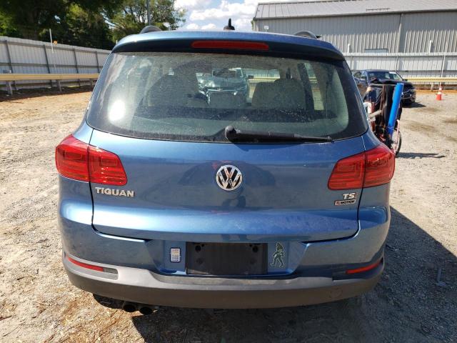 WVGBV7AX9HK040474 - 2017 VOLKSWAGEN TIGUAN S BLUE photo 6