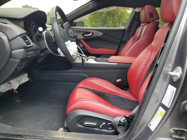 19UUB5F56NA083528 - 2022 ACURA TLX TECH A GRAY photo 7