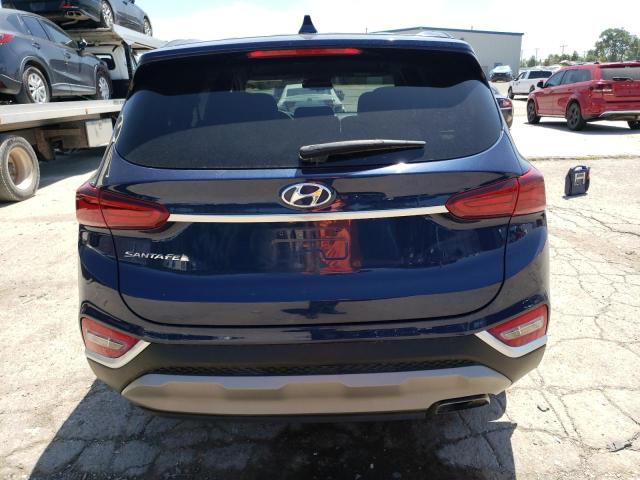 5NMS33ADXLH144761 - 2020 HYUNDAI SANTA FE SEL BLUE photo 6