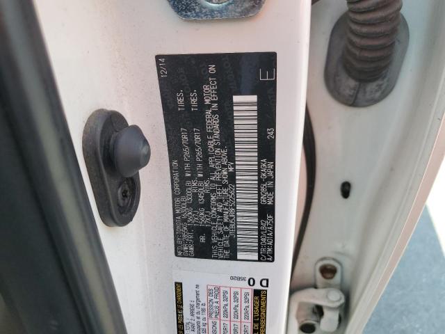 JTEBU5JR8F5225622 - 2015 TOYOTA 4RUNNER SR5/SR5 PREMIUM WHITE photo 13