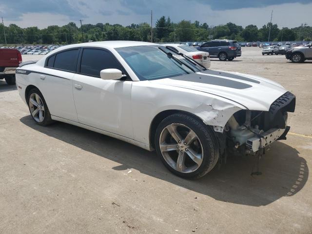 2C3CDXBG7EH241291 - 2014 DODGE CHARGER SE WHITE photo 4