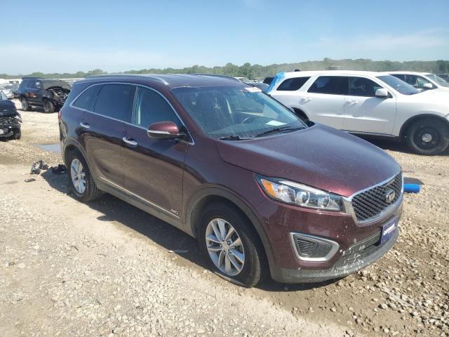 5XYPGDA38GG148251 - 2016 KIA SORENTO LX BURGUNDY photo 4