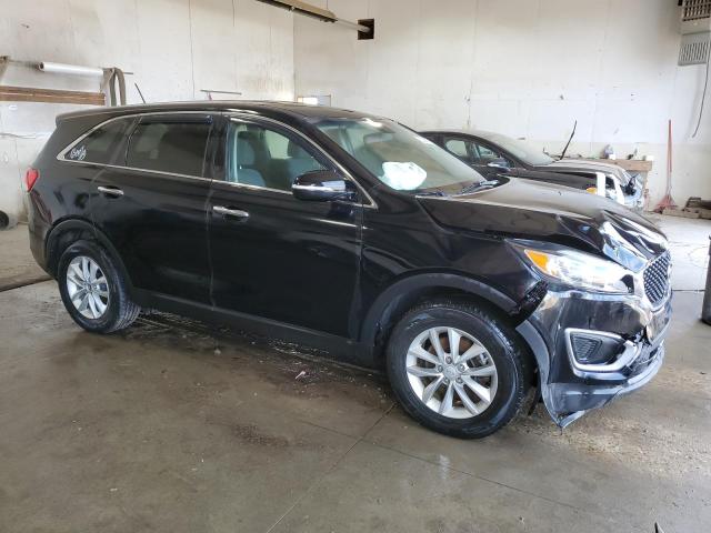 5XYPG4A31JG431484 - 2018 KIA SORENTO LX BLACK photo 4