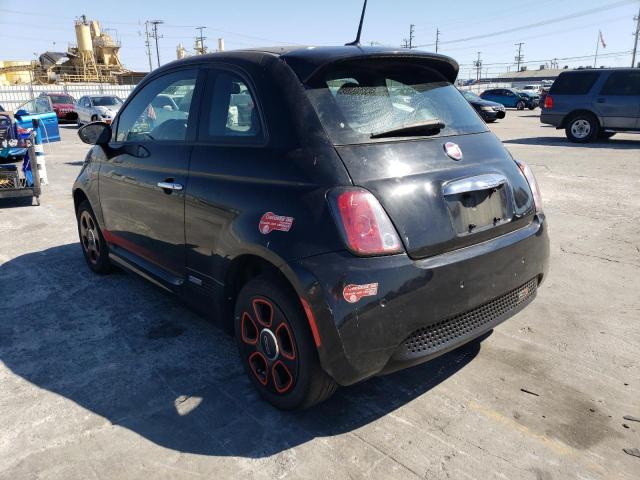 3C3CFFGE1FT615401 - 2015 FIAT 500 ELECTRIC BLACK photo 2