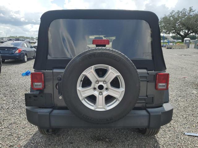 1C4BJWDG4HL524827 - 2017 JEEP WRANGLER U SPORT GRAY photo 6