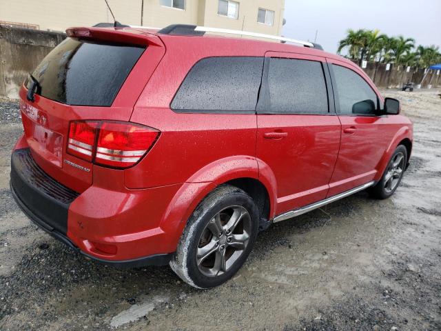 3C4PDCGB8ET311942 - 2014 DODGE JOURNEY CROSSROAD RED photo 3