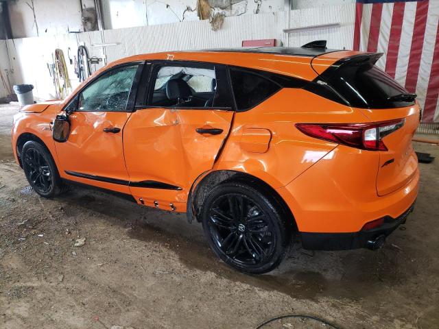 5J8TC2H70MY000042 - 2021 ACURA RDX ADVANCE ORANGE photo 2