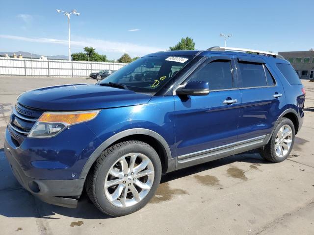 1FMHK8F88CGA60608 - 2012 FORD EXPLORER LIMITED BLUE photo 1