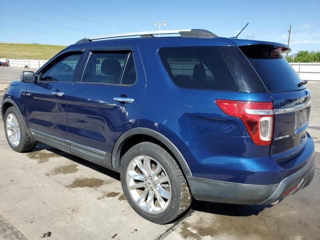 1FMHK8F88CGA60608 - 2012 FORD EXPLORER LIMITED BLUE photo 2