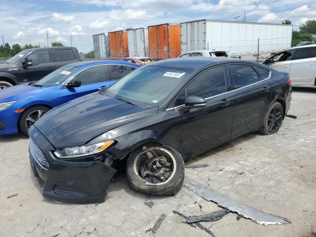 1FA6P0H71E5376973 - 2014 FORD FUSION SE BLACK photo 1