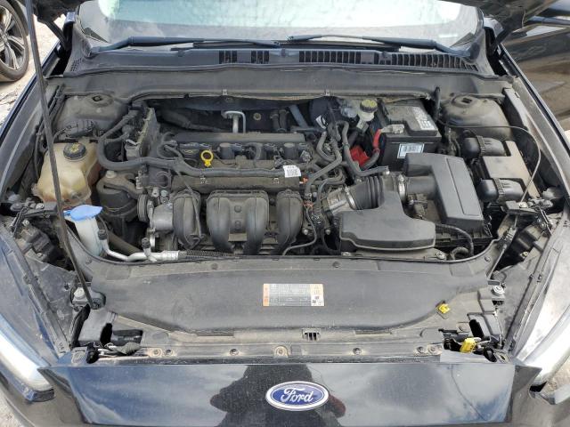 1FA6P0H71E5376973 - 2014 FORD FUSION SE BLACK photo 11