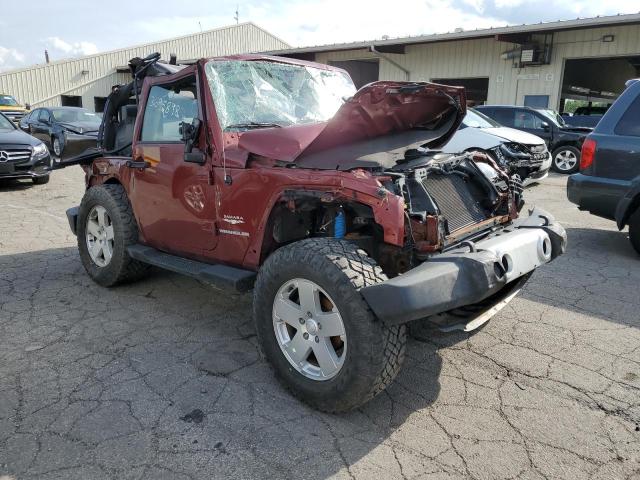 1J4GA5D14AL164681 - 2010 JEEP WRANGLER SAHARA BURGUNDY photo 4