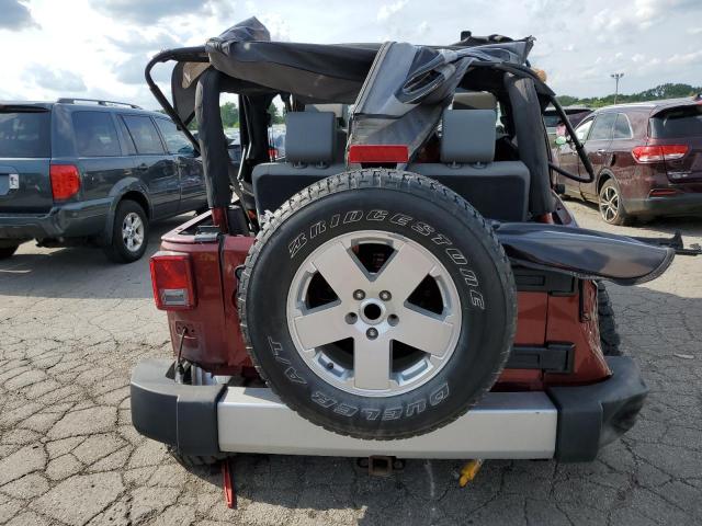 1J4GA5D14AL164681 - 2010 JEEP WRANGLER SAHARA BURGUNDY photo 6