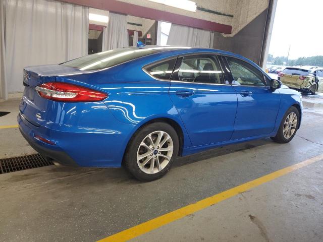 3FA6P0HD5LR258604 - 2020 FORD FUSION SE BLUE photo 3