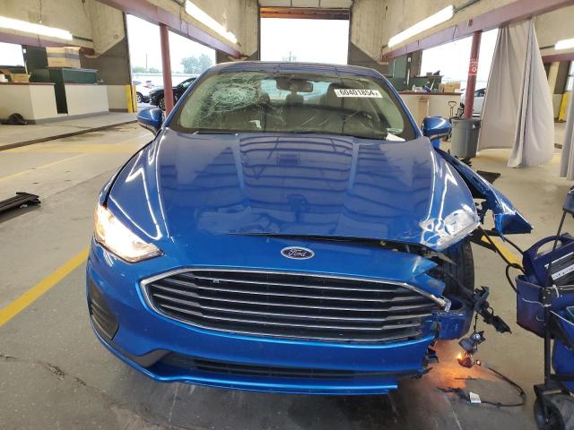 3FA6P0HD5LR258604 - 2020 FORD FUSION SE BLUE photo 5