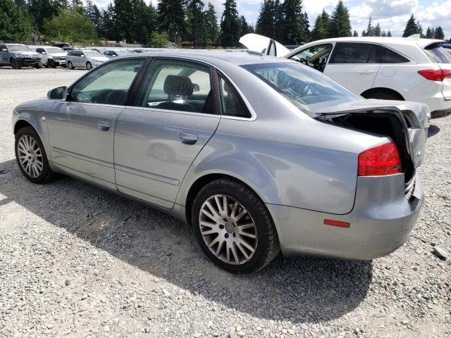 WAUDF78E66A260363 - 2006 AUDI A4 2.0T QUATTRO SILVER photo 2