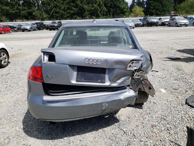 WAUDF78E66A260363 - 2006 AUDI A4 2.0T QUATTRO SILVER photo 6