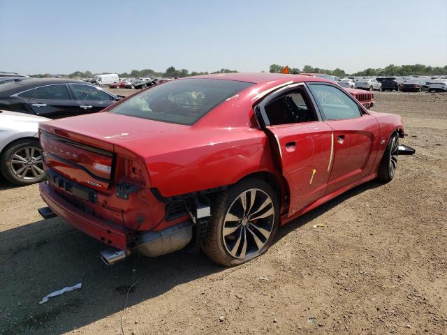 2C3CDXEJ0DH529417 - 2013 DODGE CHARGER SRT-8 RED photo 3