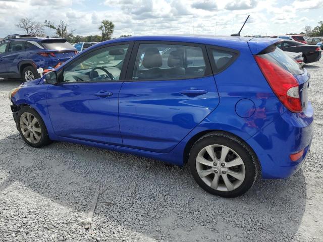 KMHCU5AE2DU064852 - 2013 HYUNDAI ACCENT GLS BLUE photo 2